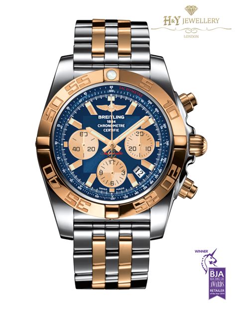 breitling two tone watches|breitling chronomat price range.